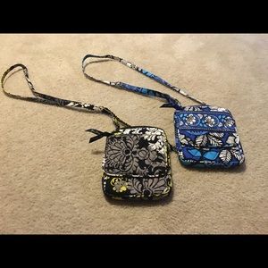 Two hipster purses by Vera Bradley